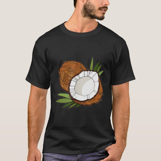 T-shirt Love Coconut Women Shirt Coconut Lovers For Kids A (Devant)