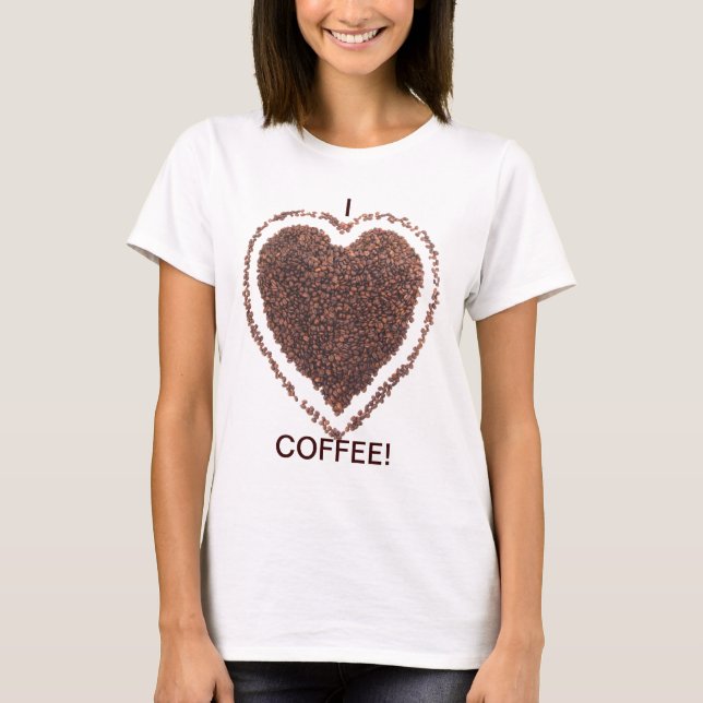 T-shirt Love Coffee (Devant)
