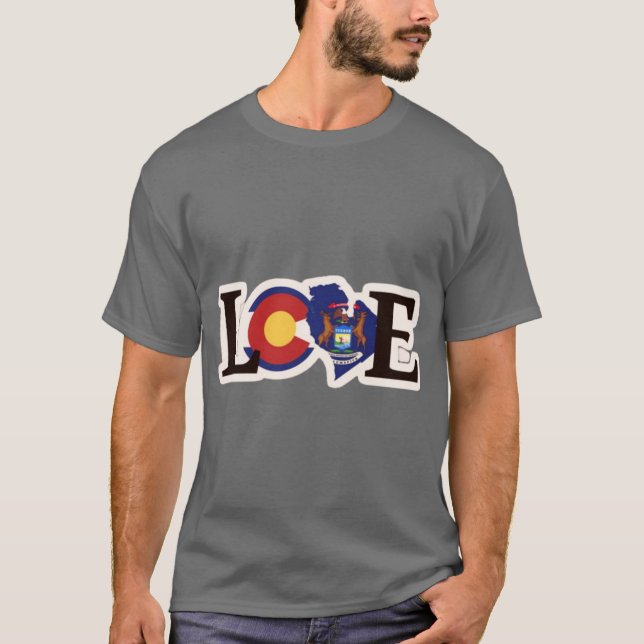 T-shirt Love Colorado Transplant Oversized (Devant)