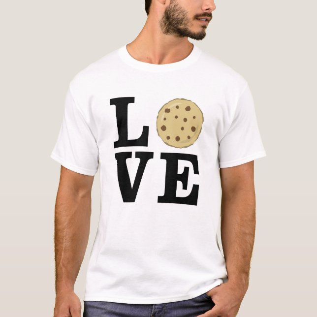 T-shirt Love Cookie - Drôle (Devant)
