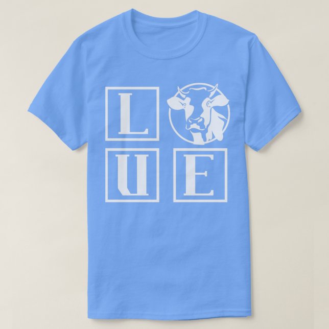 T-shirt Love Cow (Design devant)