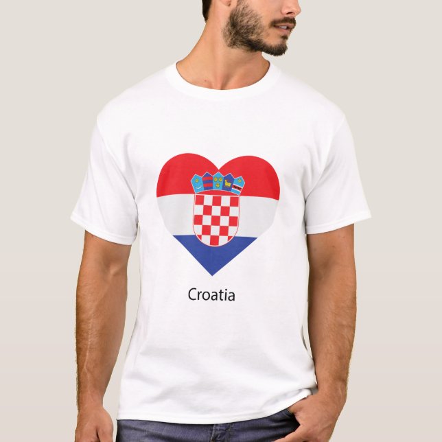 T-shirt Love Croatia (Devant)