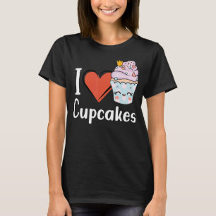 T-shirt Love Cupcake Baking Delicious Cupcake Love