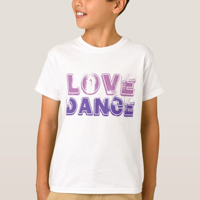 T-shirt Love Dance Girls Chandail (Devant)