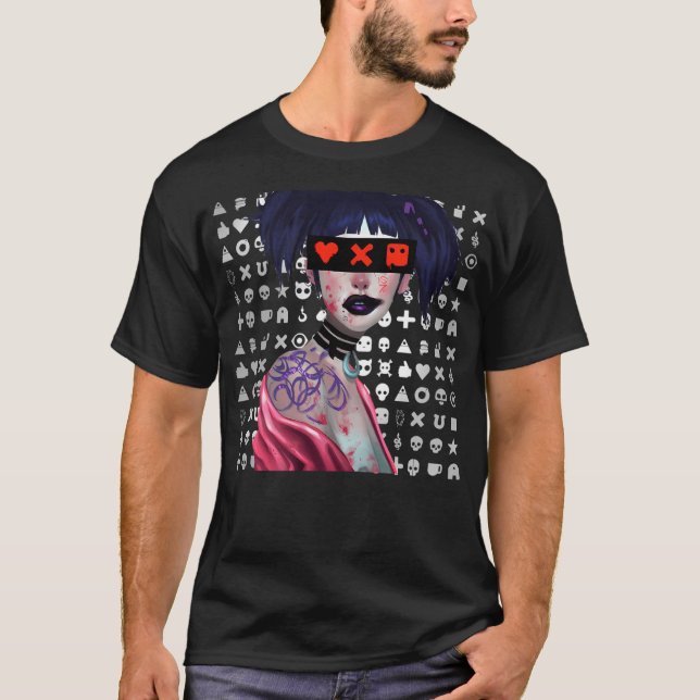 T-shirt Love Death Robots Style fille (Devant)