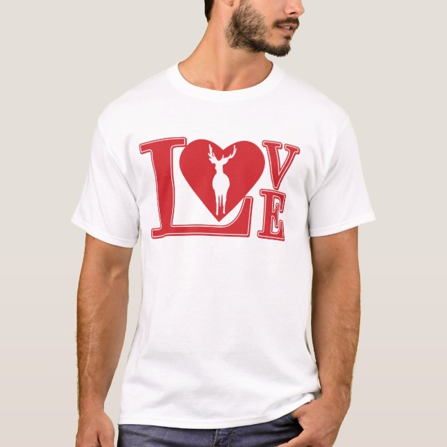 T-shirt Love Deer (Devant)