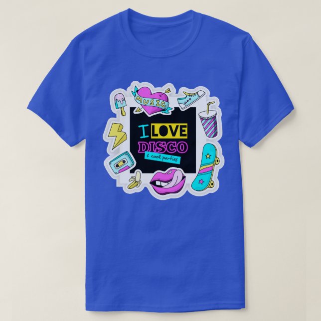 T-shirt Love disco (Design devant)
