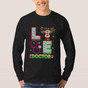 T-shirt Love Doctor Reindeer Stethoscope Sweater Ugly