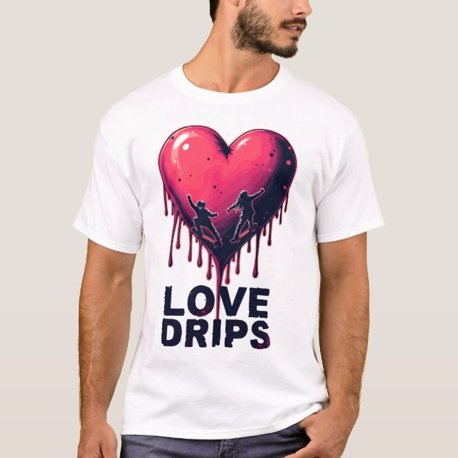 T-shirt Love Drips (Devant)