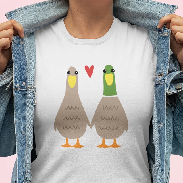T-shirt Love Ducks Cute Valentine (Créateur téléchargé)