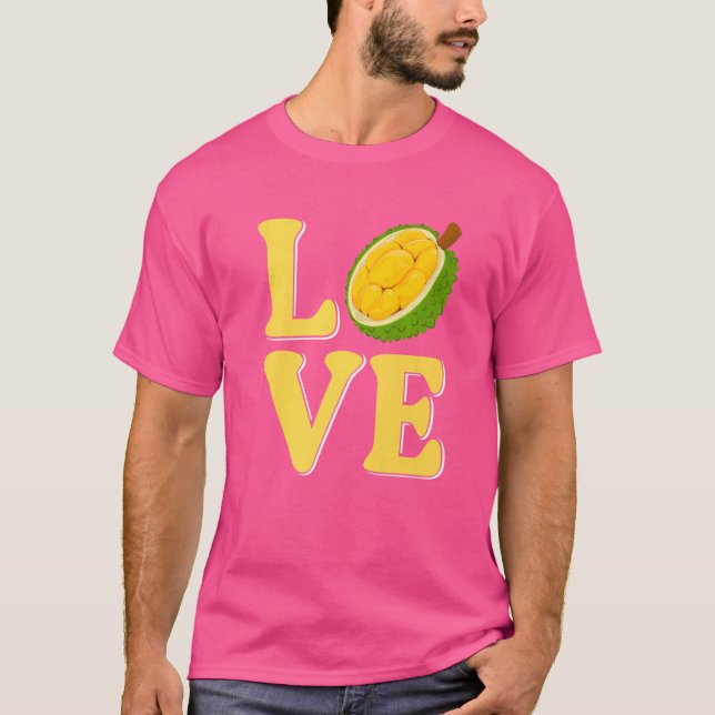 T-shirt Love Durian Fruit (Devant)