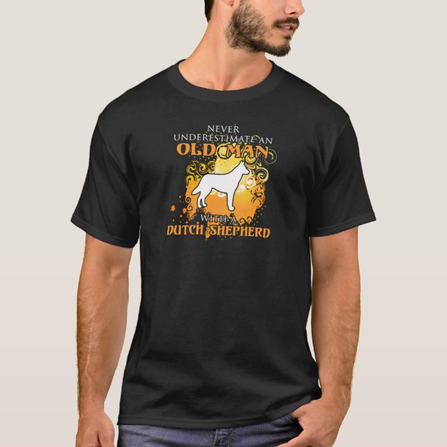 T-shirt love Dutch Shepherd Funny Cadeau (Devant)