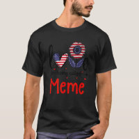 Love Ebe Appelé Mème Drapeau Américain Patriotique