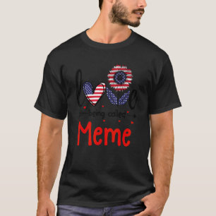 T-shirt Love Ebe Appelé Mème Drapeau Américain Patriotique