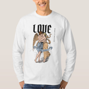 T-shirt Love Embrace – Illustration d'un couple romantique