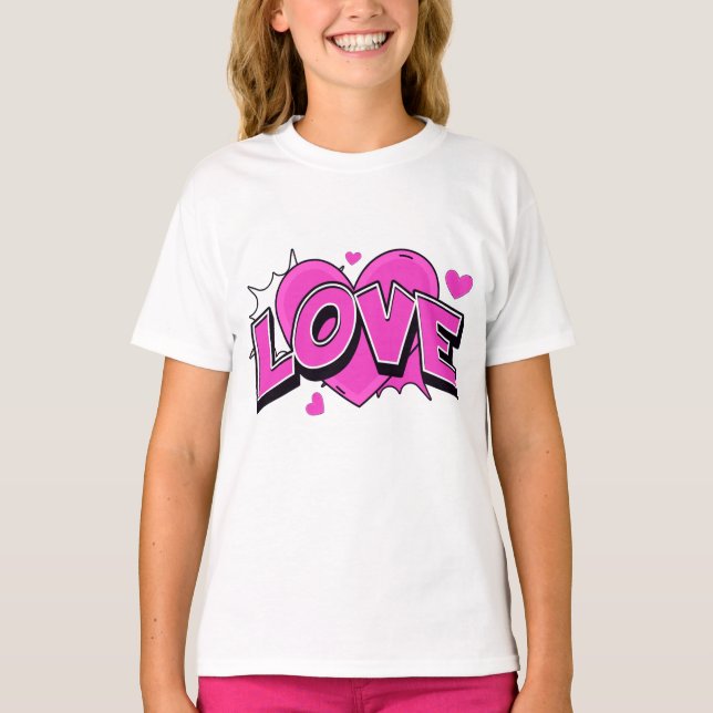 T-shirt LOVE enfants (Devant)