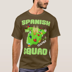 T-shirt Love Espagnol professeur de squad enseignant