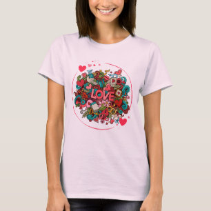 T-shirt Love Explosion valentine day
