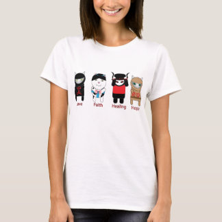T-shirt Love Faith Guérir Hope