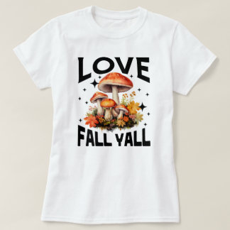 T-shirt Love Fall Y'all | Feuilles d'automne | Belle autom