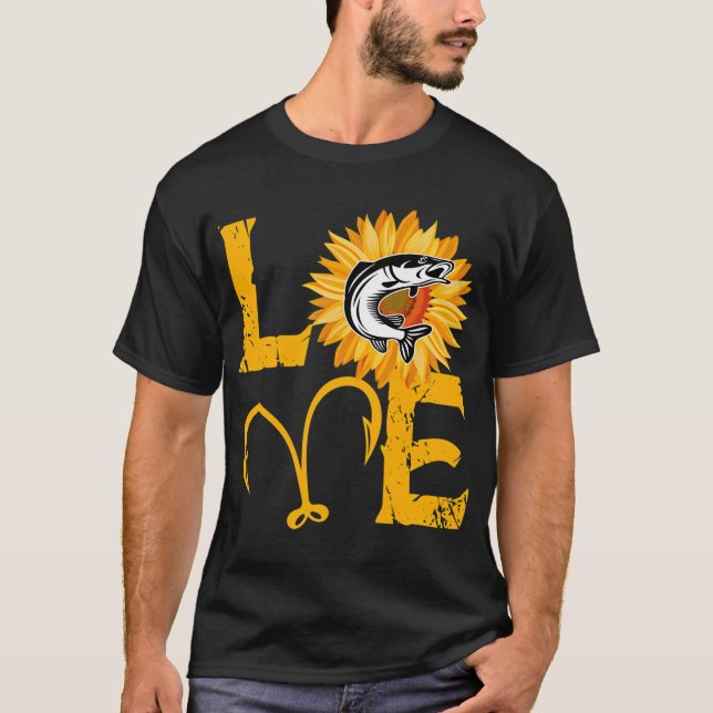 T-shirt Love Fisher (Devant)