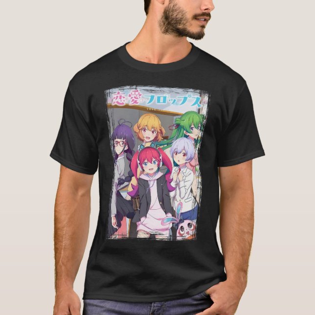 T-shirt Love Flops - Kawaii Anime (Devant)