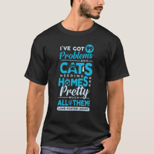 T-shirt Love Foster Adopter Cat Adoption Citations Animal 