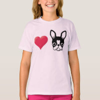 Love French Bulldog/Boston Terrier2 Black
