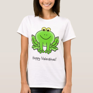 T-shirt Love Frog Funny Salutation: La Saint Valentin chan