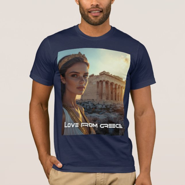 T-SHIRT LOVE FROM GREECE (Devant)