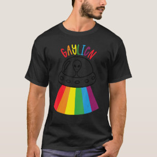 T-shirt Love Gaylien Lgbtq Rainbow Beam Gay pride Festival