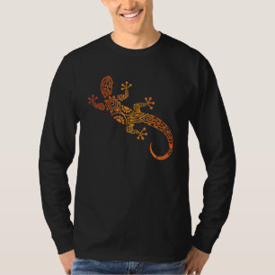T-shirt Love Geckos Tribal Lizard Chameleon Gecko Tattoo