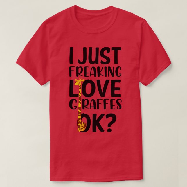 T-shirt Love Giraffes (Design devant)