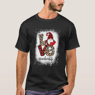T-shirt Love Gnome Teacher Squad Valentine Gnome Teacher B