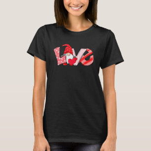 T-shirt Love Gnome Valentines Day Love Valentine Gnomes H