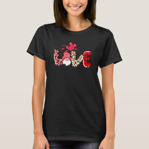 T-shirt Love Gnome Valentines Day Love Valentine Gnomes Le