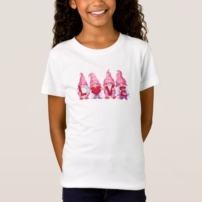 T-Shirt Love Gnomes Saint-Valentin (Devant)