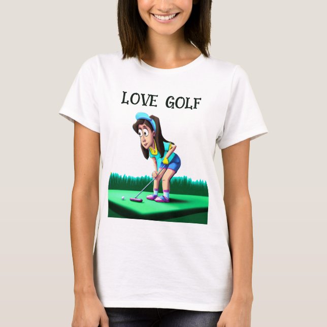 T-shirt Love Golf (Devant)