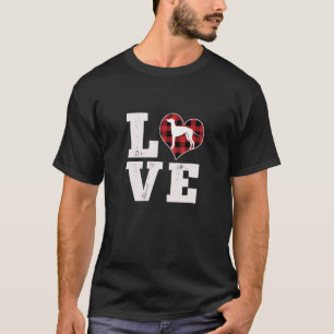 T-shirt Love Greyhound Amoureux des chiens Cadeaux Buffalo