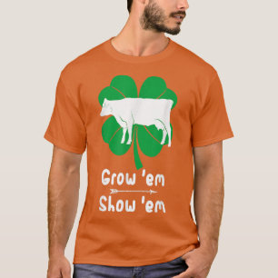 T-shirt Love Growing Vaches, Montrer Élevage Fermier Costu