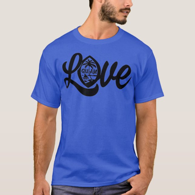 T-shirt Love Guam Hafa Adai Gift (Devant)