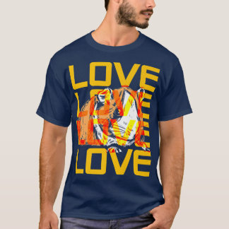 T-shirt Love Guinea Pig Owner Pet Animals Lover Cavies Cav