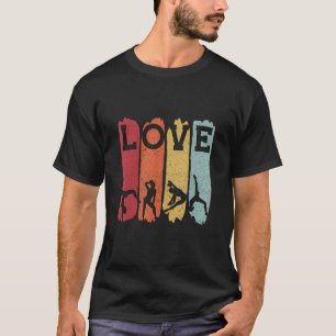 T-shirt Love Gymnastique gymnastique Poignée