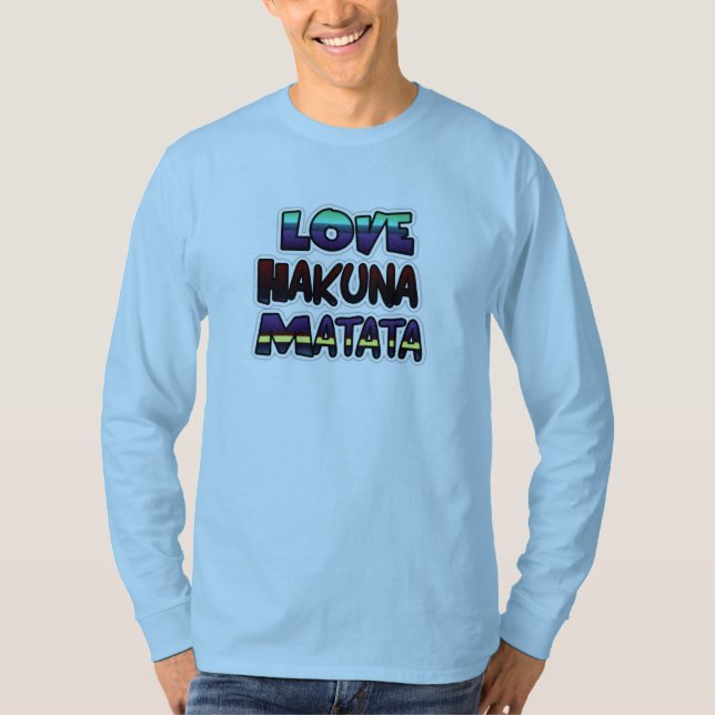 T-shirt Love Hakuna Matata Cadfts (Devant)