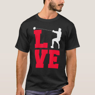 T-shirt Love Hammer Throwing