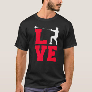 T-shirt Love Hammer Throwing
