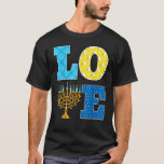 T-shirt LOVE Hanoukka Décorations Dreidel Menorah Chanukah<br><div class="desc">LOVE Hanoukka Décorations Dreidel Menorah Chanukah 2022.</div>