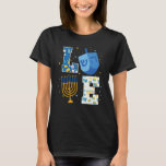 T-shirt Love Hanoukka Décorations Dreidel Menorah Chanukah<br><div class="desc">Love Hanoukka Décorations Dreidel Menorah Chanukah.</div>