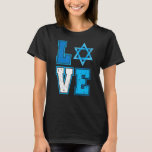 T-shirt Love Hanoukka Star Of David Happy Chanukkah Costum<br><div class="desc">Love Hanoukka Star Of David Happy Chanukkah Costume</div>