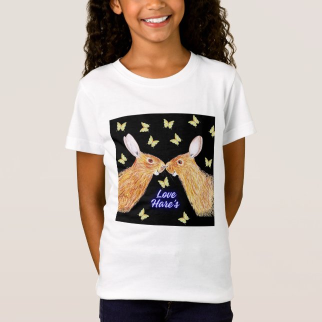T-Shirt Love Hares Shirt (Devant)